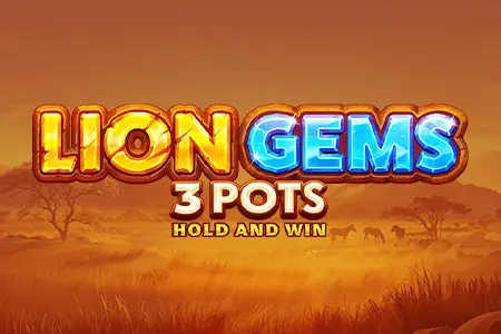 Lion Gems: 3 Pots Hold & Win igralni avtomat